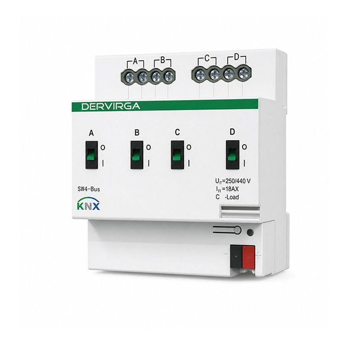 KNX Switch Actuator 4 Channel 20A Relay Module