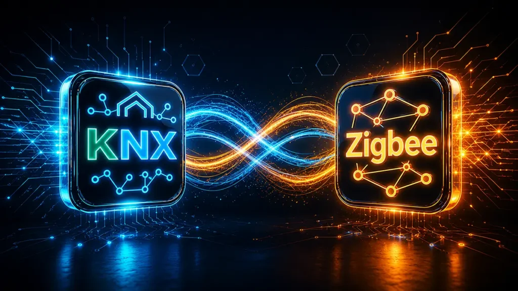 KNX and Zigbee comparison for hotel automation and smart building projects