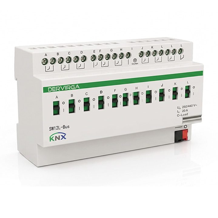 KNX Switch Actuator 12 Channel 20A Relay Module