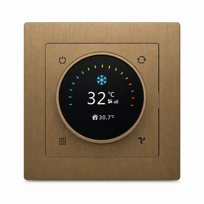 KNX gateway and building visualization device