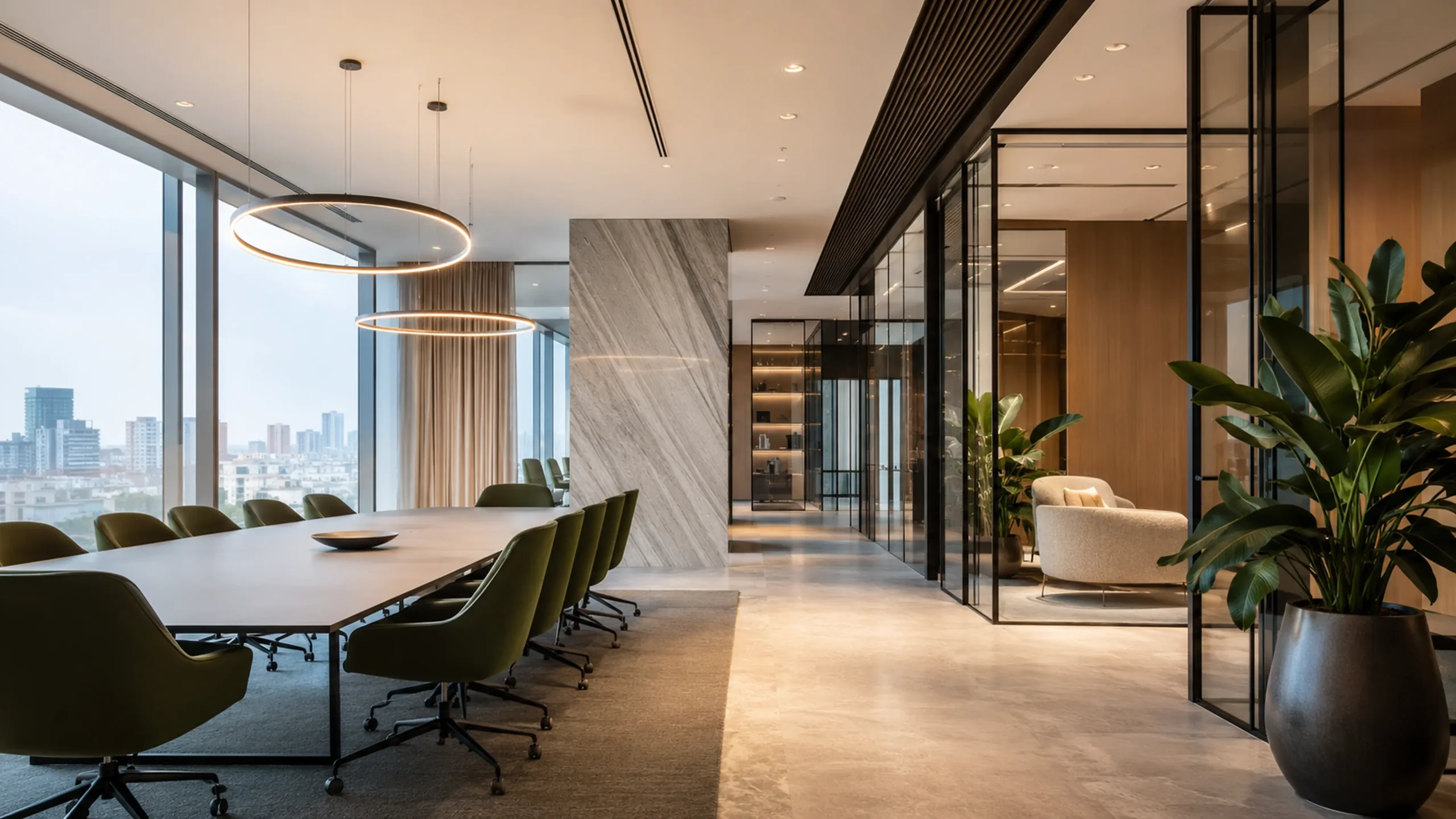 Products 20 Modern commercial office interior for smart building automation