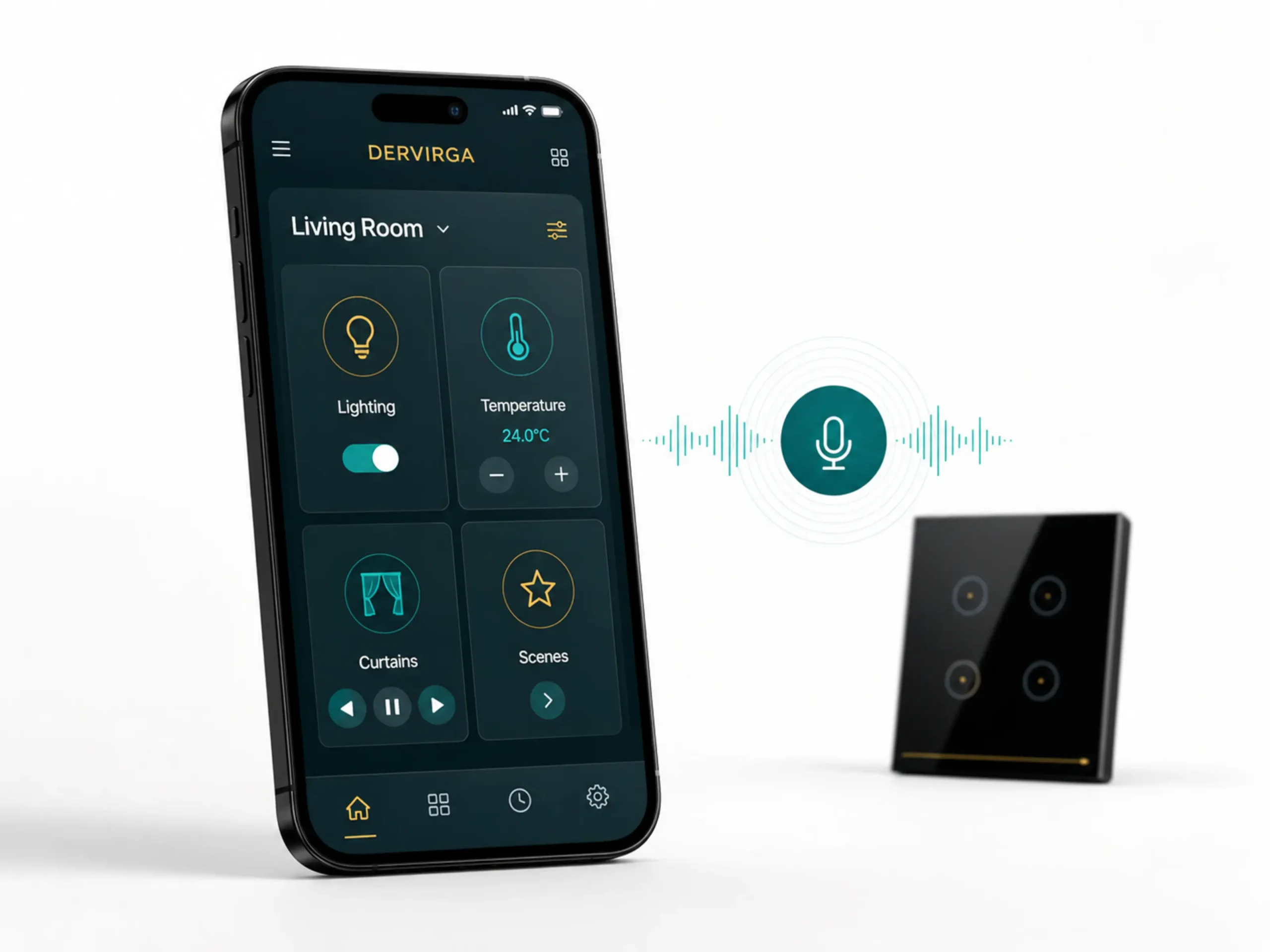 Tuya Zigbee Smart Controls & Hotel Automation 15 DERVIRGA app and voice control for Tuya Zigbee room automation