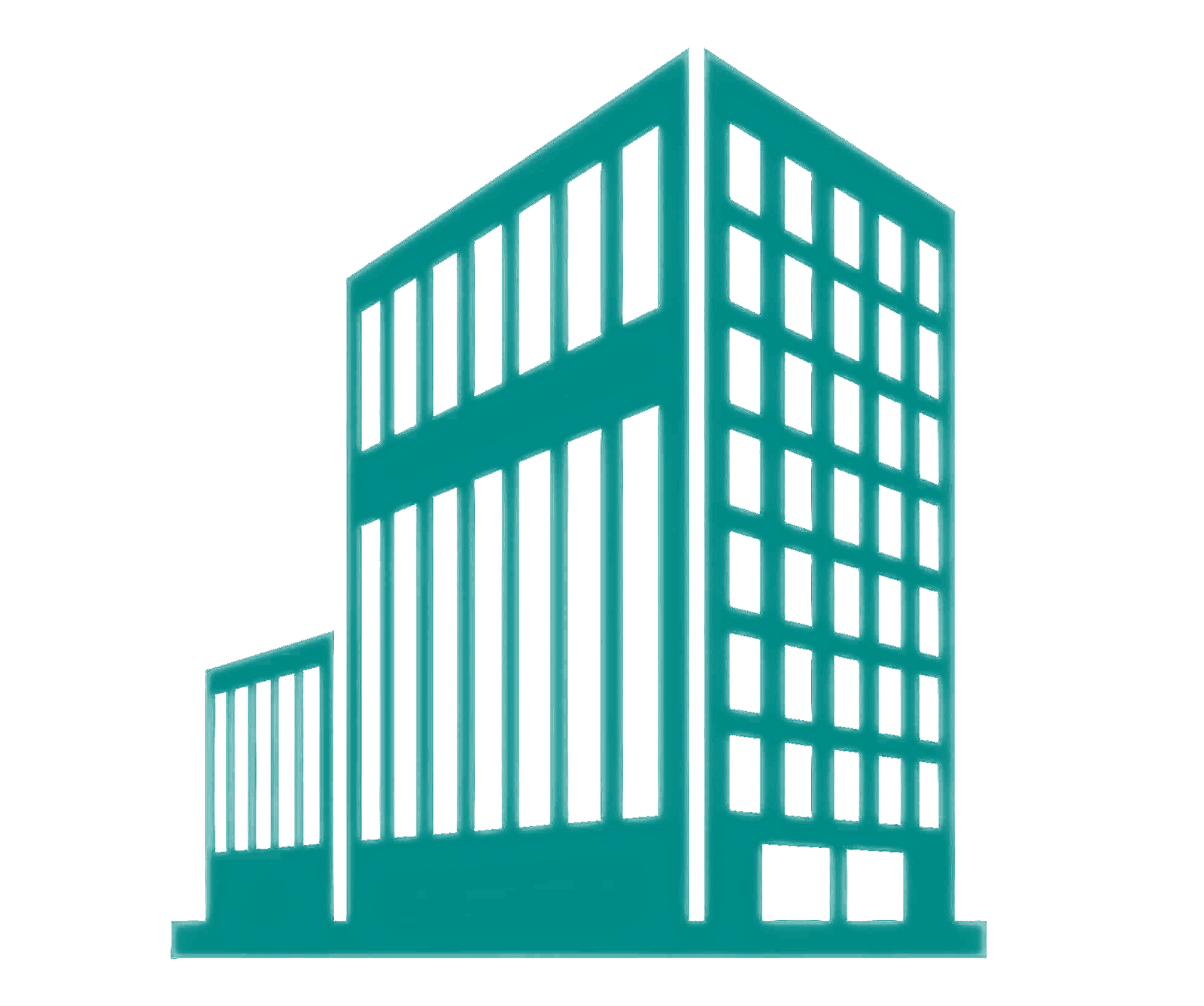 B2B smart building project partnership icon
