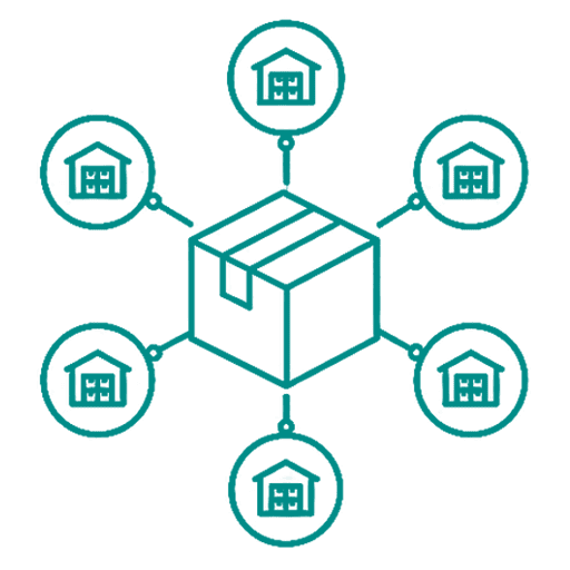 Smart building product distributor and supply partner icon
