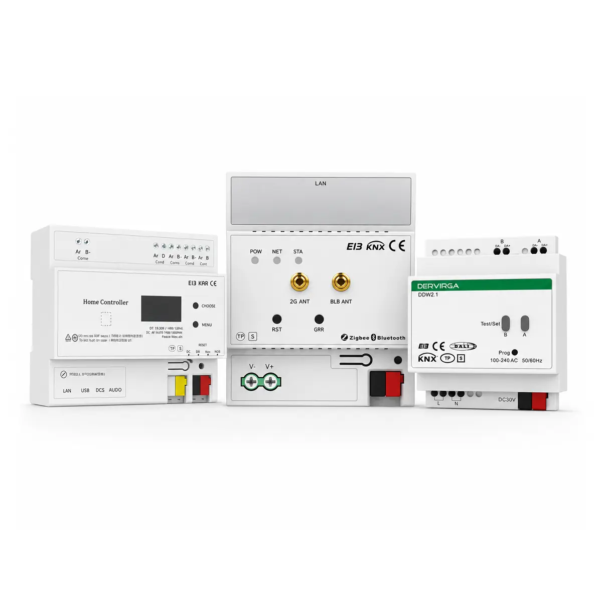 DERVIRGA KNX, Zigbee and DALI-2 gateways for smart building protocol integration
