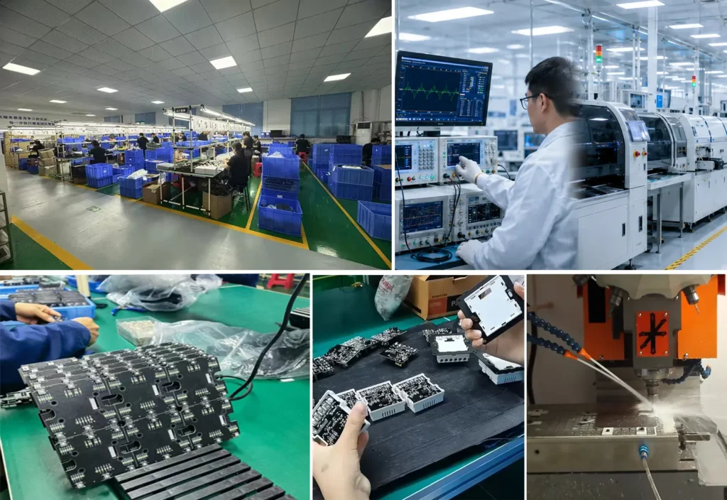 OEM/ODM 11 DERVIRGA smart switch manufacturing, PCB assembly and quality control production line