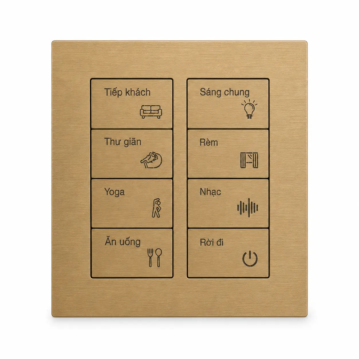 KNX Smart Switch Panels 1 K600 KNX smart switch panel series product image on a clean white background