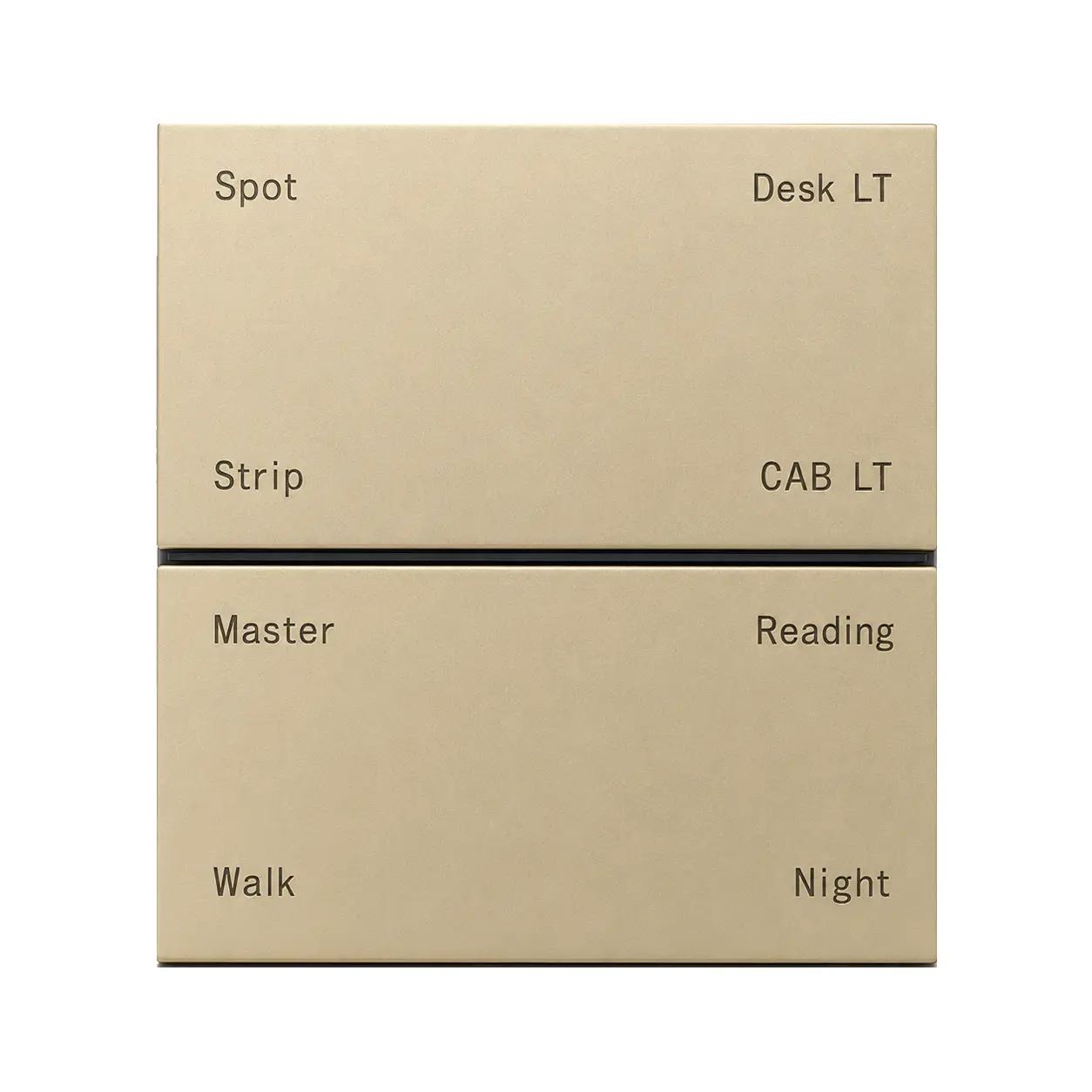 KNX Smart Switch Panels 6 K901 KNX smart switch panel series product image on a clean white background