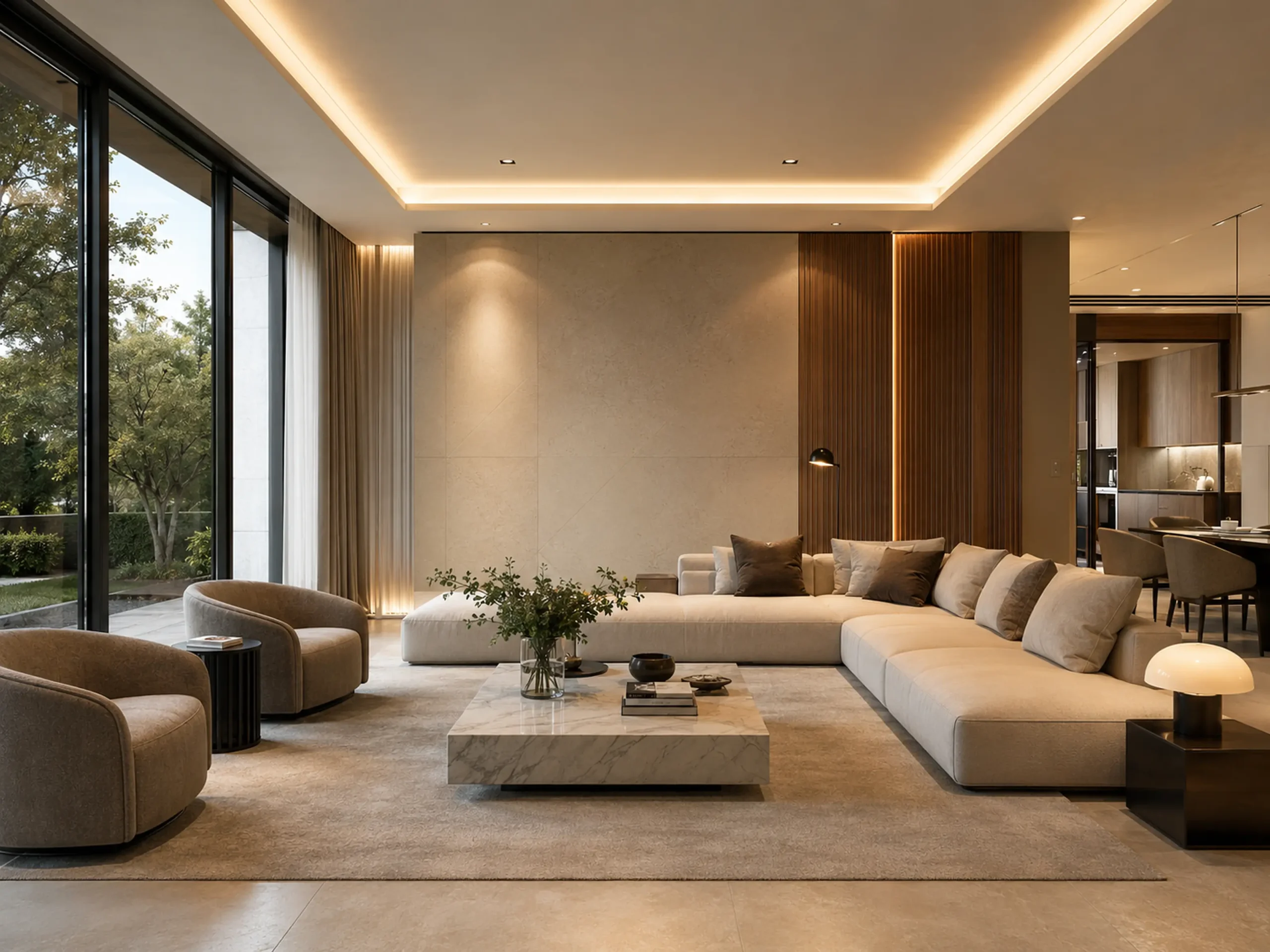 KNX smart control system for luxury residential interiors