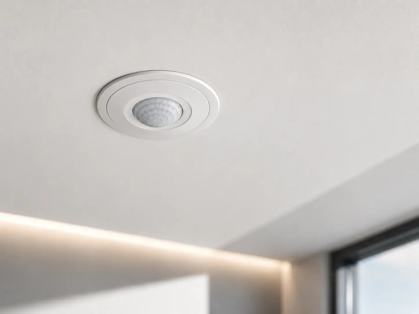 KNX ceiling presence and motion detection sensor