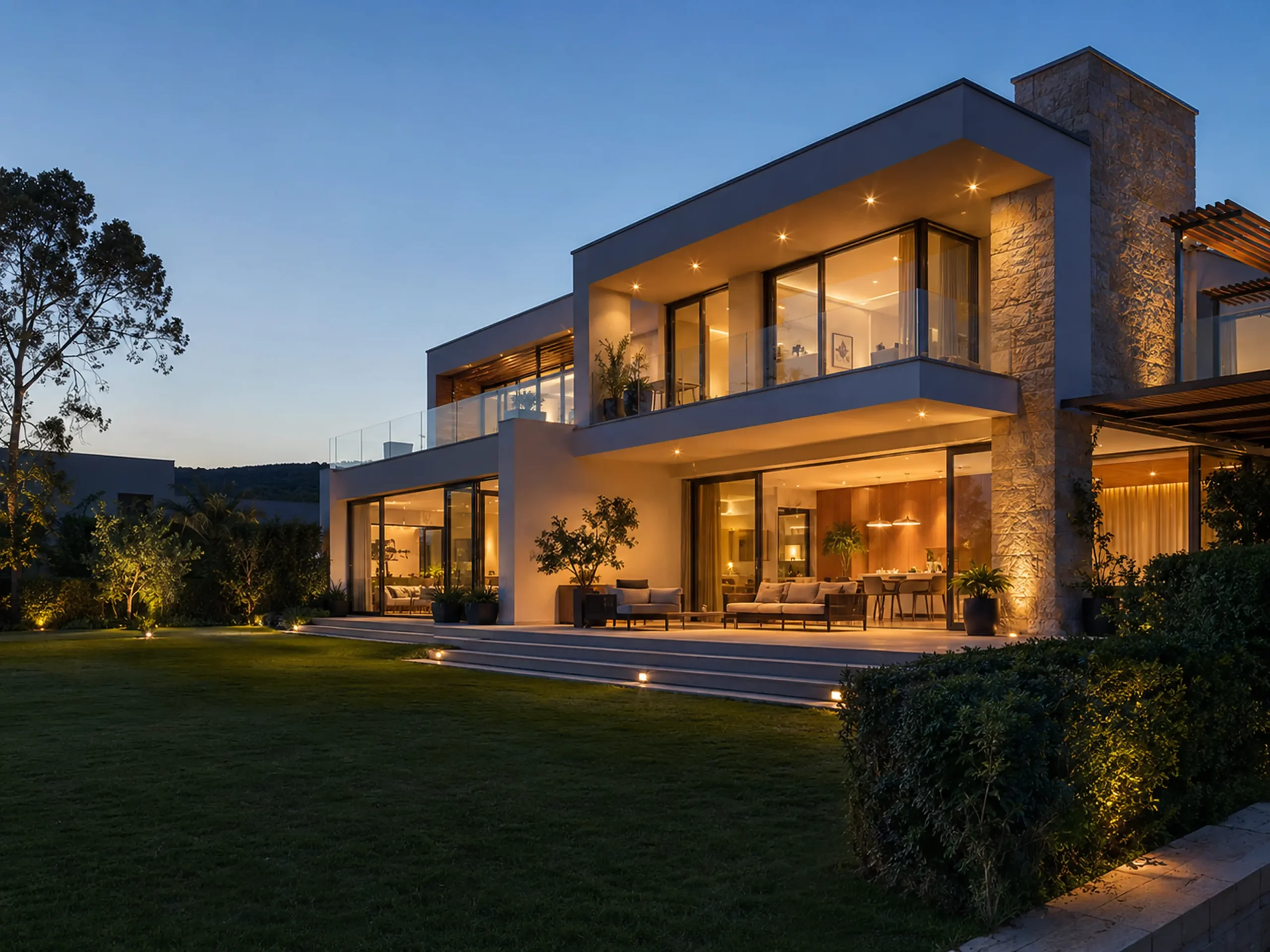 KNX smart home control system for modern villas and apartments