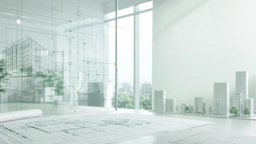 Products 21 Smart building engineering plans and system integration concept