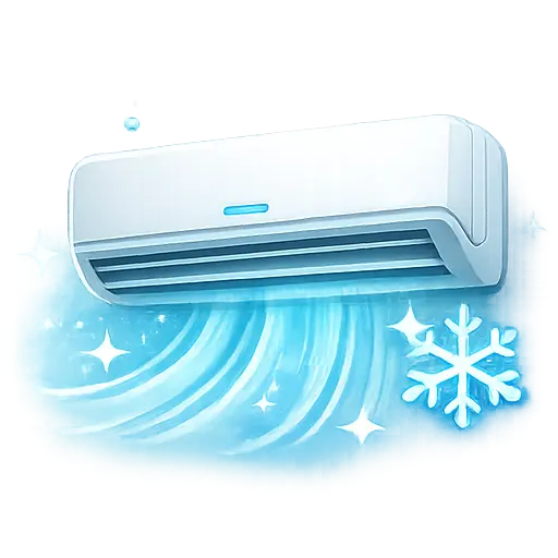 Air-conditioning control icon for Tuya HVAC room controller
