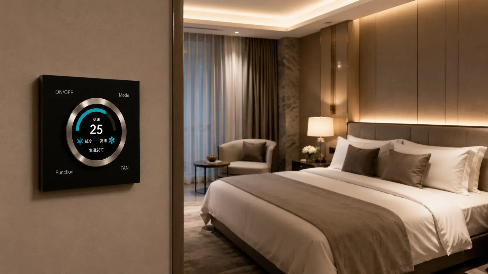Tuya HVAC & Room Control 15 tuya hvac hotel guest room application V1 Tuya HVAC & Room Control TUYA HVAC & ROOM CONTROL Tuya Zigbee Smart Controls & Hotel Automation