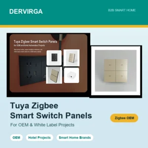Tuya Zigbee smart switch panels for OEM smart home projects