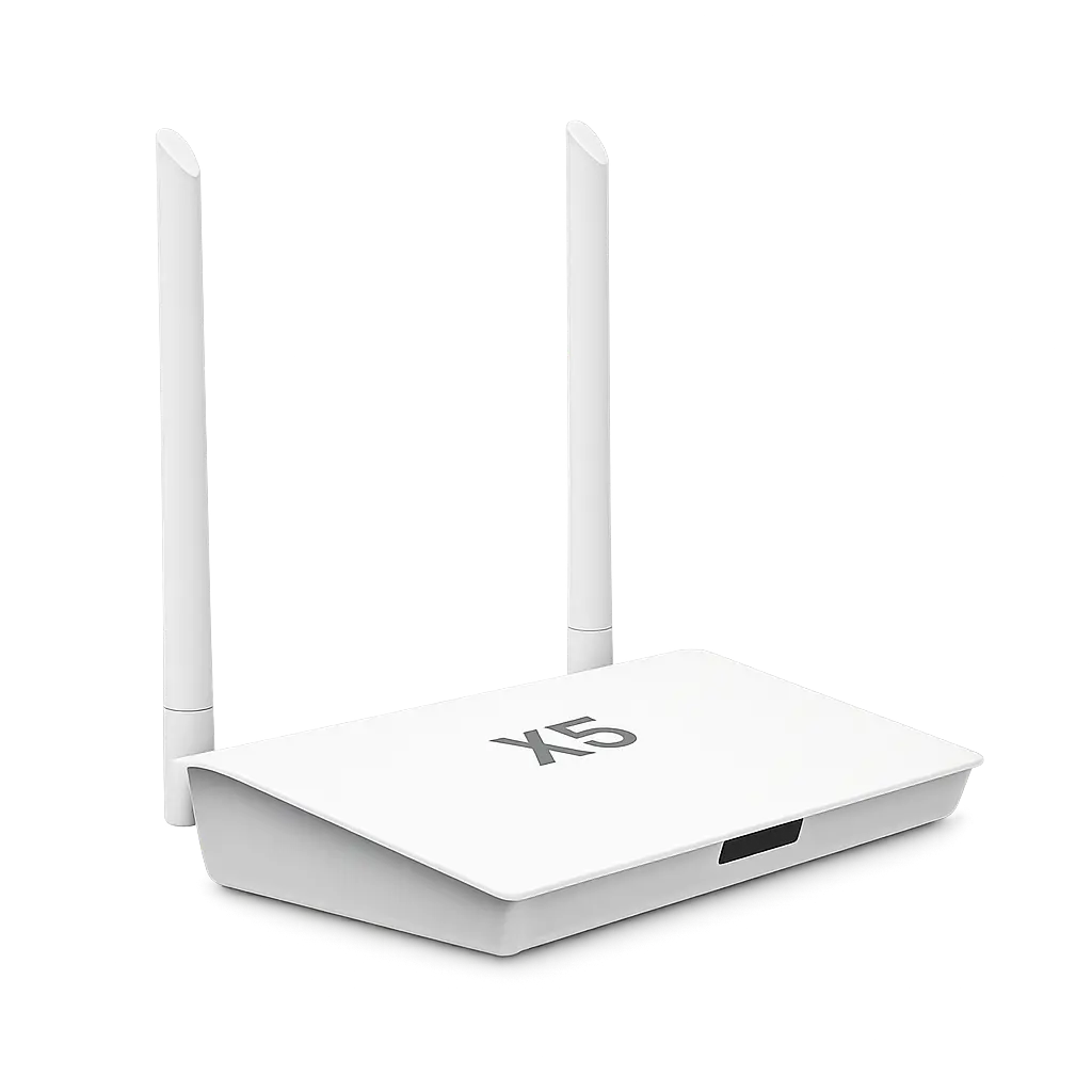X5 wired multi-mode gateway with two antennas