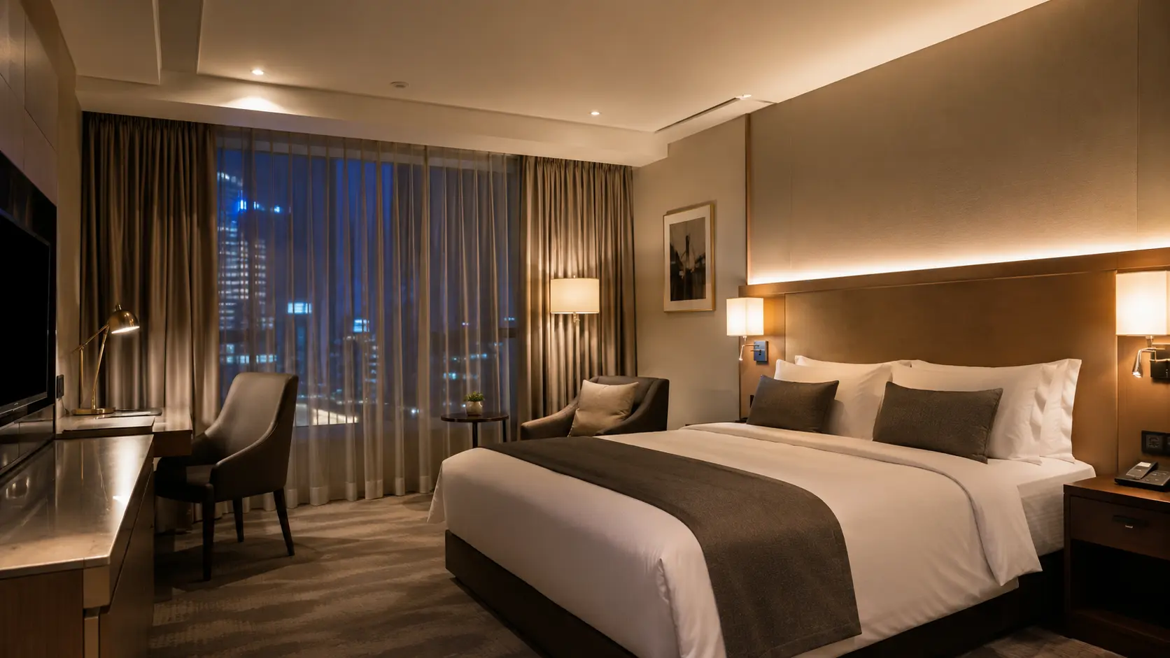 Zigbee Relays & Control Modules 8 Hotel guest room with automated lighting and smart relay control
