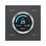 dervirga black rotary smart dimmer switch panel Tuya HVAC & Room Control TUYA HVAC & ROOM CONTROL Tuya Zigbee Smart Controls & Hotel Automation Tuya